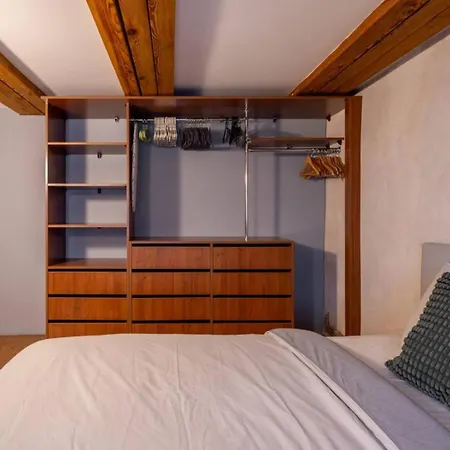 公寓 Old Town Loft Duplex, 24h7d Self Check In Loft 里加